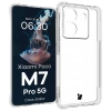 Elastyczne etui Bizon Case Salpa do Xiaomi Poco M7 Pro 5G, przezroczyste