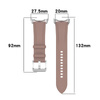 Skórzany pasek Bizon Strap Watch Casual 41 mm do Pixel Watch 3/Watch 2/Watch 1, różowy