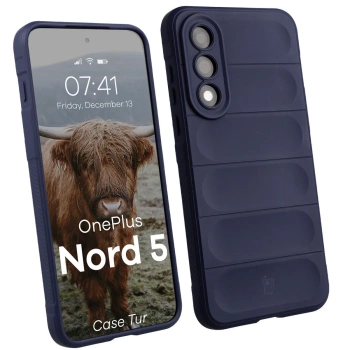 Pancerne etui Bizon Case Tur do OnePlus Nord 5, granatowe