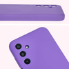 Silikonowe etui Bizon Soft Case do Galaxy M35 5G, fioletowe