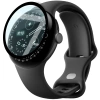 Szkło hybrydowe Bizon Glass Watch Edge Hybrid dla Google Pixel Watch 4 41 mm, czarne