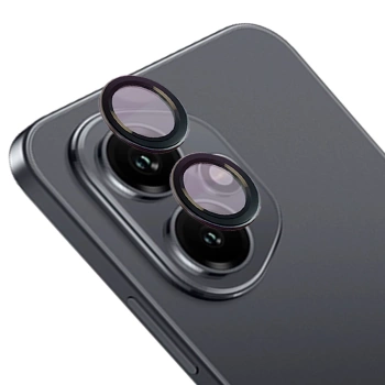 Szkło na aparat Bizon Glass Snap Lens do Honor 400, 1 zestaw, czarna ramka