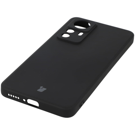 Etui Bizon Case Silicone Sq do Xiaomi 12T Pro, czarne