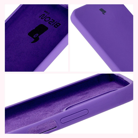 Silikonowe etui Bizon Soft Case do Realme Note 50 / Realme C53 / C51, fioletowe