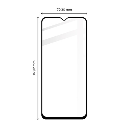 Szkło hartowane Bizon Glass Edge 2 do Realme C33, czarne