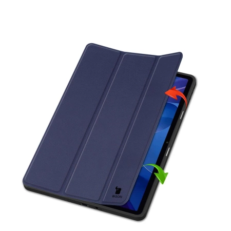 Etui z klapką Bizon Case Tab Lizard do Xiaomi Redmi Pad 2, granatowe