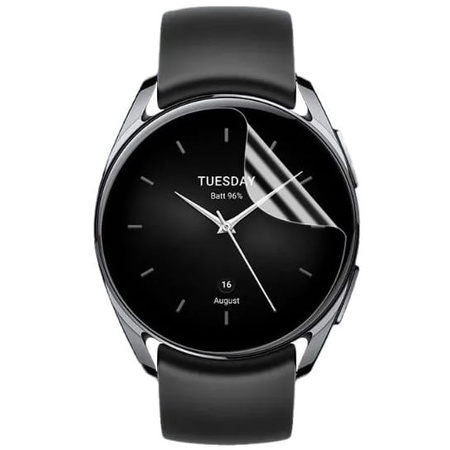 Folia hydrożelowa na ekran Bizon Glass Watch Hydrogel Duo do Xiaomi Watch S2 46 mm, 2 sztuki
