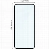 Szkło hartowane Bizon Glass Edge 2 do Xiaomi Redmi 15 4G / 5G, czarna ramka