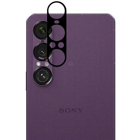 2x Szkło + szybka na aparat Bizon Edge Pack do Sony Xperia 1 VII