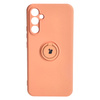 Etui Bizon Case Silicone Ring Sq do Galaxy A34 5G, pomarańczowe