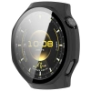 Etui ze szkłem do zegarka Bizon Case+Glass Watch do Huawei Watch GT6 Pro 46 mm, matowe czarne