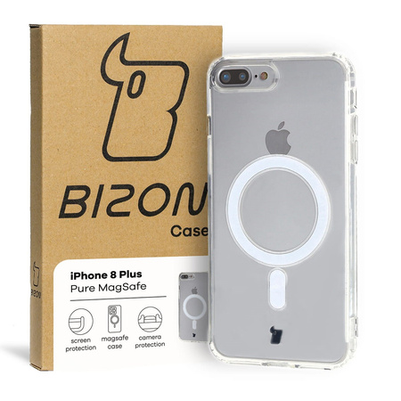 Etui Bizon Case Pure Magnetic do Apple iPhone 8 Plus, przezroczyste