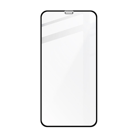 Szkło hartowane Bizon Glass Edge do iPhone 11 / XR, czarne