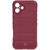 Pancerne etui Bizon Case Tur do iPhone 16 Plus, burgundowe