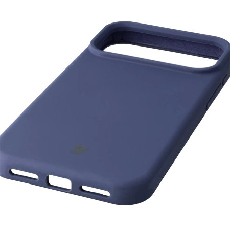 Silikonowe etui Bizon Soft Case do iPhone 17 Pro Max, ciemnoniebieskie
