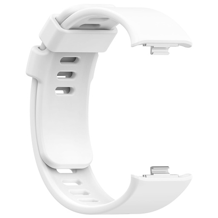 Pasek Bizon Strap Watch Silicone do Xiaomi Redmi Watch 4 / Xiaomi Band 8 Pro, biały