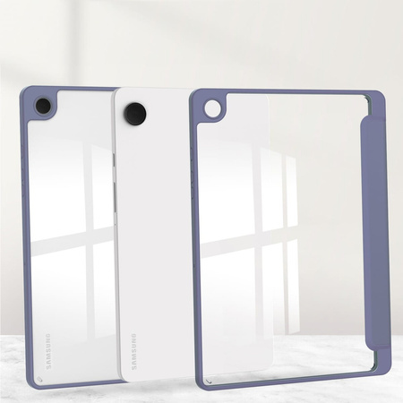 Etui Bizon Case Tab Clear Matt do Galaxy Tab A9 Plus, lawendowe