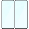 Szkło hartowane Bizon Glass Edge Duo do Realme 12 Plus, czarna ramka, 2 sztuki