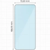 Szkło ochronne 2.5D Bizon Smart Glass do Galaxy S24 FE, 3 sztuki