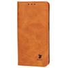 Etui z klapką Bizon Case Pocket Pro do iPhone 14 Pro, brązowe
