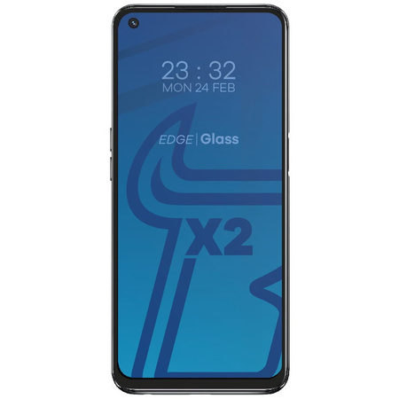2x Szkło + szybka na aparat Bizon Edge Pack do Oppo A54 5G / A74 5G