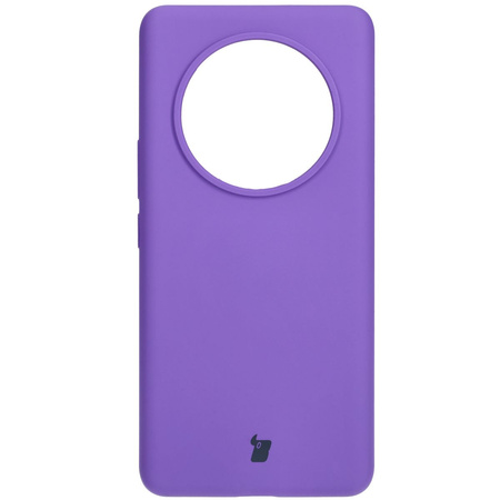 Silikonowe etui Bizon Soft Case do Honor Magic7 Lite, fioletowe