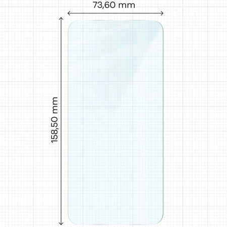 Szkło hartowane Bizon Glass Clear Duo do Xiaomi POCO F7, 2 sztuki