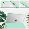 Etui Bizon Case Tab Clear Matt do Apple iPad 9/8/7 10.2 2021/2020/2019, miętowe