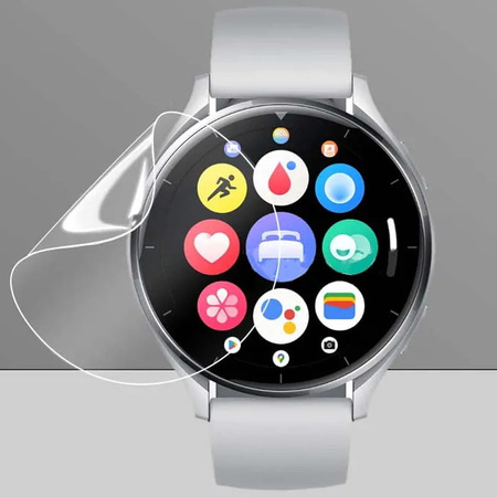 Folia hydrożelowa na ekran Bizon Glass Watch Hydrogel Duo do Xiaomi Watch 2, 2 sztuki