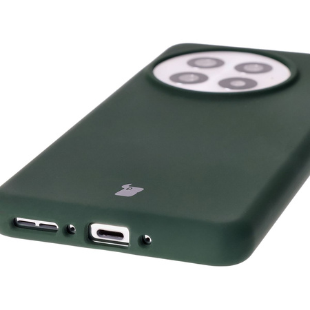 Silikonowe etui Bizon Soft Case do OnePlus 13, ciemnozielone