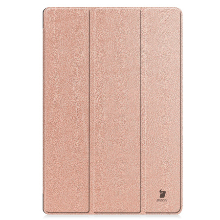 Etui Bizon Case Tab Croc do Galaxy Tab S10 Plus / S9 Plus, różowozłote