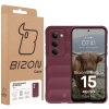 Pancerne etui Bizon Case Tur do Xiaomi Redmi 15 4G / 5G, burgundowe