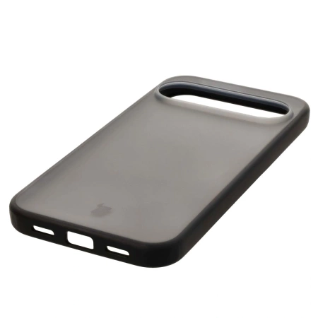 Etui Bizon Case Angelo do Pixel 10 Pro XL, półprzezroczyste z czarną ramką