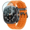 Szkło hybrydowe Bizon Glass Watch Edge Hybrid dla Galaxy Watch Ultra 2 / 1, czarne