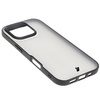 Etui Bizon Case Angelo do iPhone 16 Pro, półprzezroczyste z czarną ramką