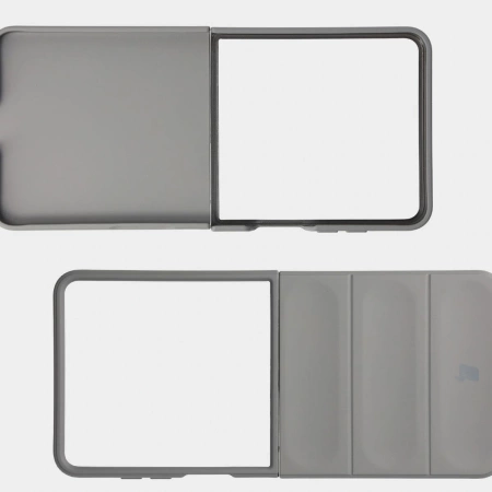 Pancerne etui Bizon Case Tur do Galaxy Z Flip7, szare
