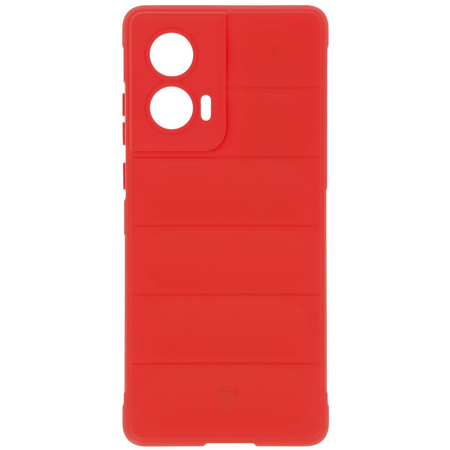 Pancerne etui Bizon Case Tur do Motorola Edge 50 Fusion, czerwone