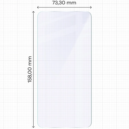 Elastyczne szkło hybrydowe Bizon Glass Mule do Galaxy S25 FE
