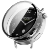 Etui ze szkłem do zegarka Bizon Case+Glass Watch do Xiaomi Watch S4 41 mm, przeźroczyste