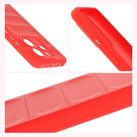 Pancerne etui Bizon Case Tur do Xiaomi Redmi Note 14 4G, czerwone
