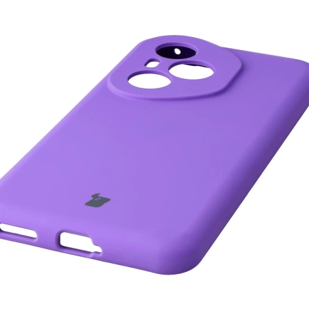 Silikonowe etui Bizon Soft Case do Honor 400 Pro, fioletowe