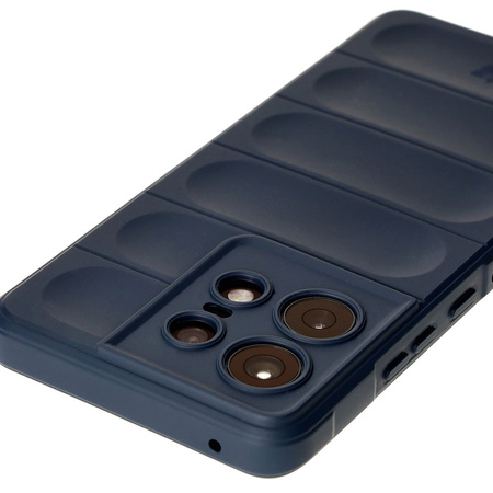 Pancerne etui Bizon Case Tur do Motorola Edge 50 Pro, granatowe