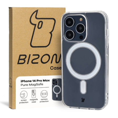 Etui Bizon Case Pure Magnetic do Apple iPhone 14 Pro Max, przezroczyste