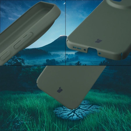 Etui Bizon Case Łupka do Realme GT 8 Pro, zielone