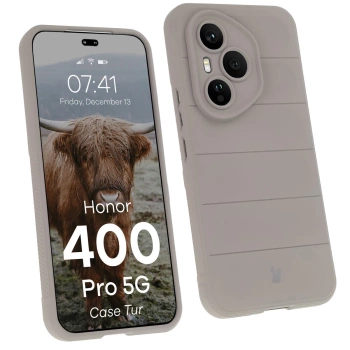 Pancerne etui Bizon Case Tur do Honor 400 Pro, jasnoszare