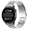 Pasek ze stali nierdzewnej do smartwatcha, Bizon Strap Watch Aura, QuickRelease 20 mm, srebrny