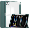 Etui Bizon Case Tab Clear Matt do iPad Pro 13" 2025 / 2024, ciemnozielone