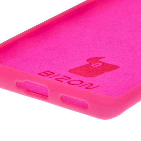 Silikonowe etui Bizon Soft Case do Tecno Spark 20 Pro+, neonowo-różowe