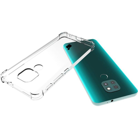 Etui + 2x szkło + obiektyw Bizon Case Clear Pack do Moto G9 / G9 Play, przezroczyste