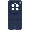 Pancerne etui Bizon Case Tur do Vivo X200 Pro, granatowe